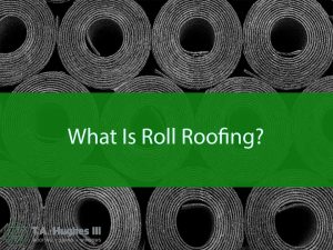 what is roll roofing?