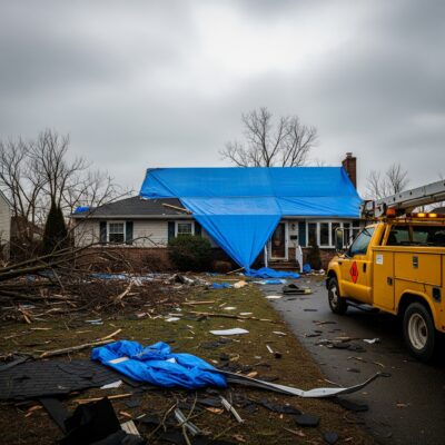 Emergency Roof Tarp Service in Gloucester County – T.A. Hughes