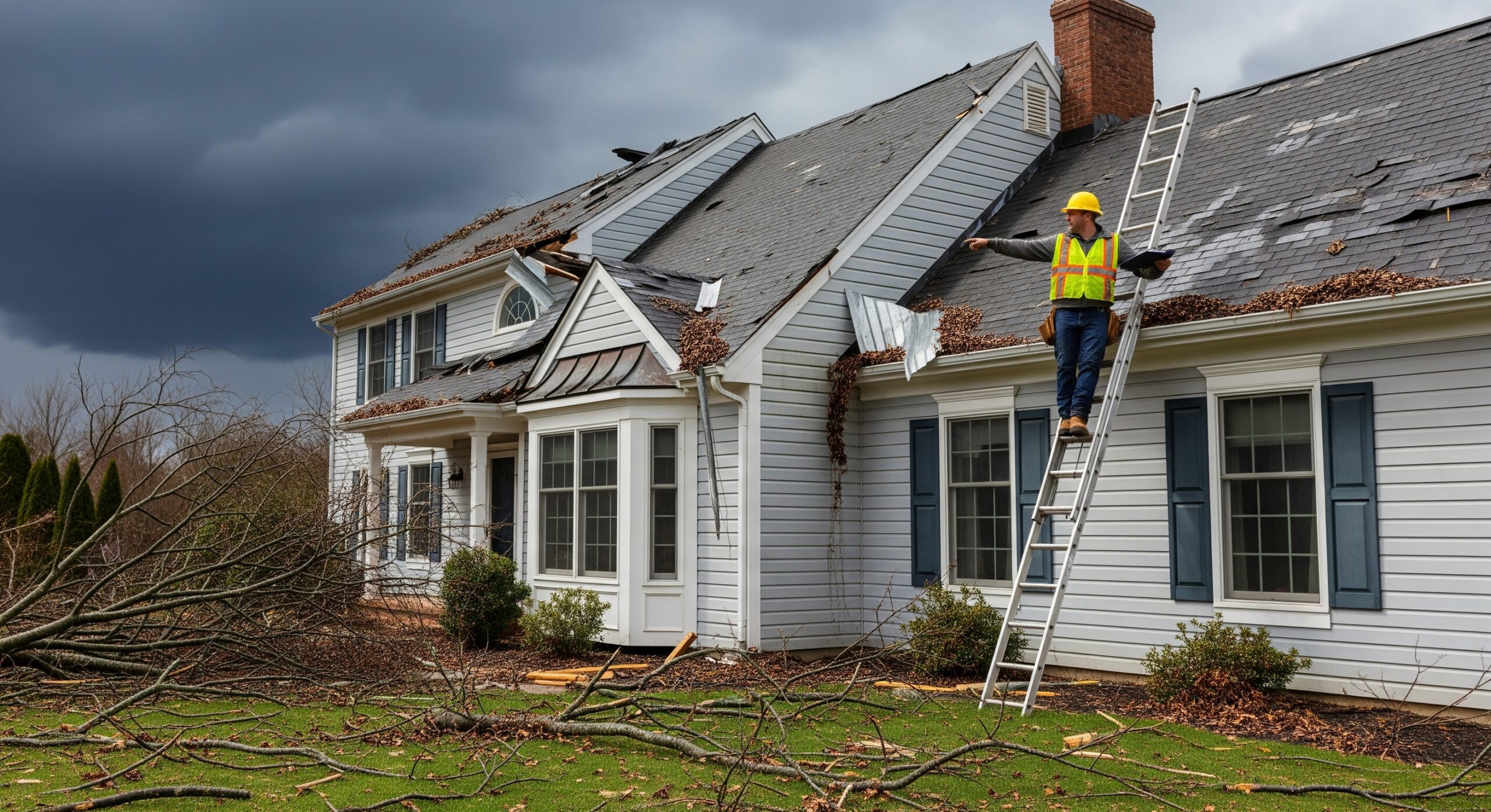 Gloucester County’s Most Common Post-Storm Roof Problems (and How We Fix Them)