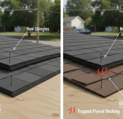 _The Hidden Dangers of Re-Roofing Over Old Shingles (Roof Over Myth) for NJ Homes