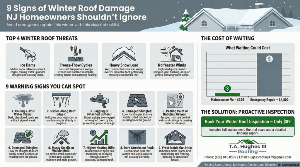 9 Signs of Winter Roof Damage