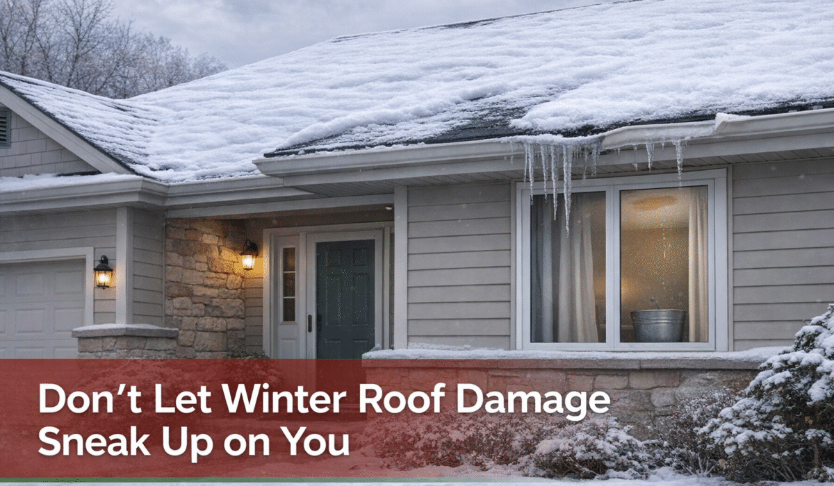 Can You Spot Winter Roof Damage Before It Becomes an Emergency?