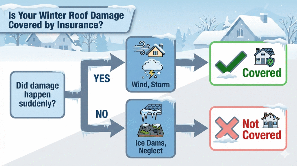 Covered vs Not Covered Roof Damage