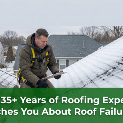 What 35+ Years of Roofing Experience Teaches You About Roof Failures