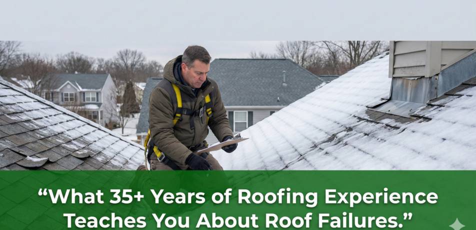 What 35+ Years of Roofing Experience Teaches You About Roof Failures