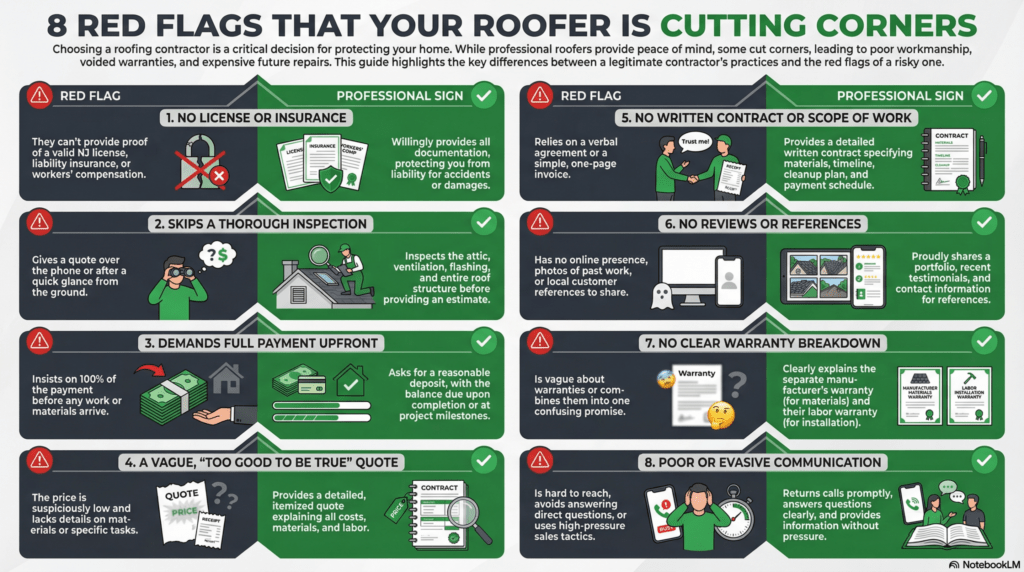 Roofing Contractor Red Flags Guide