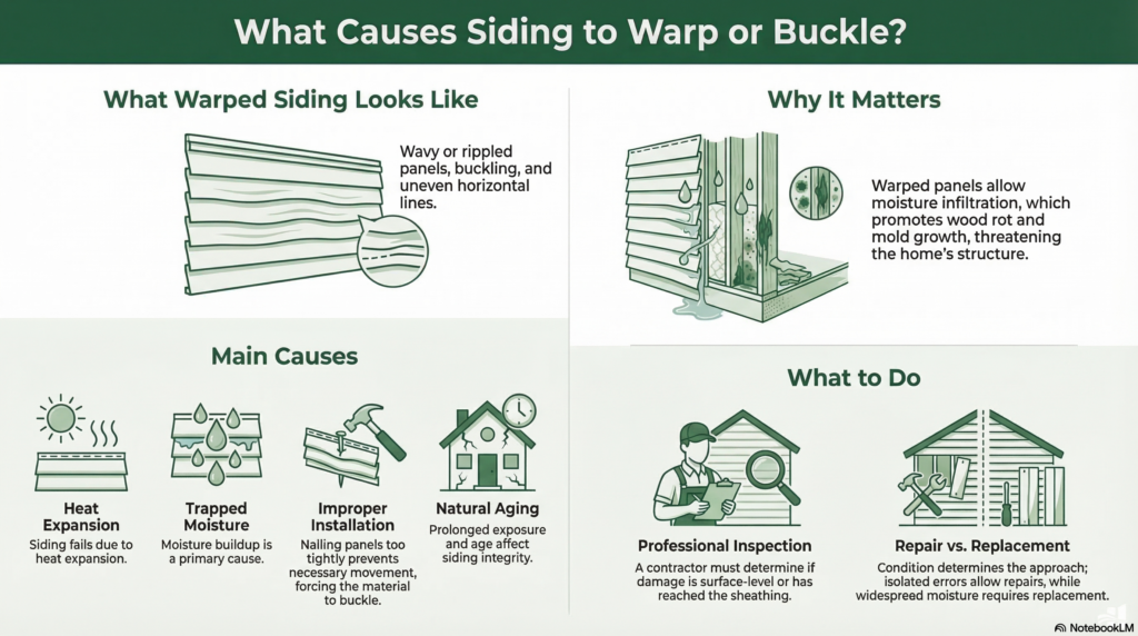 Causes of Warped Home Siding
