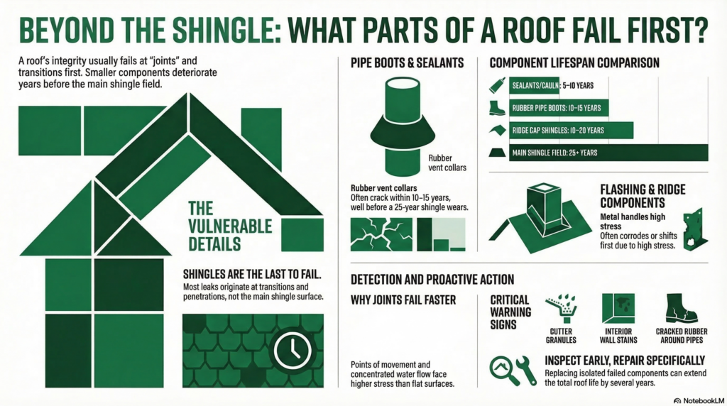 Roof Component Lifespan Infographic