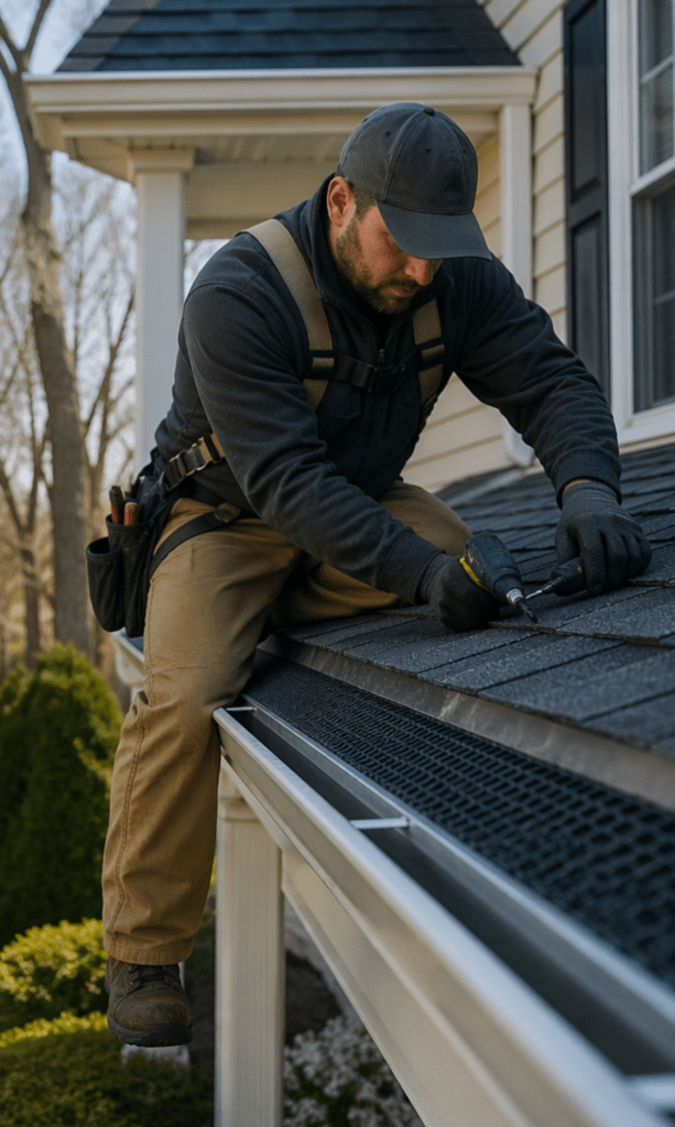Leaf Relief Gutter Guard Installation in South Jersey