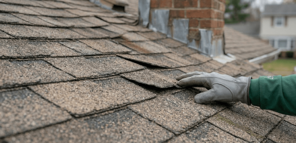 What Causes Roof Shingles to Curl or Lift in South Jersey?