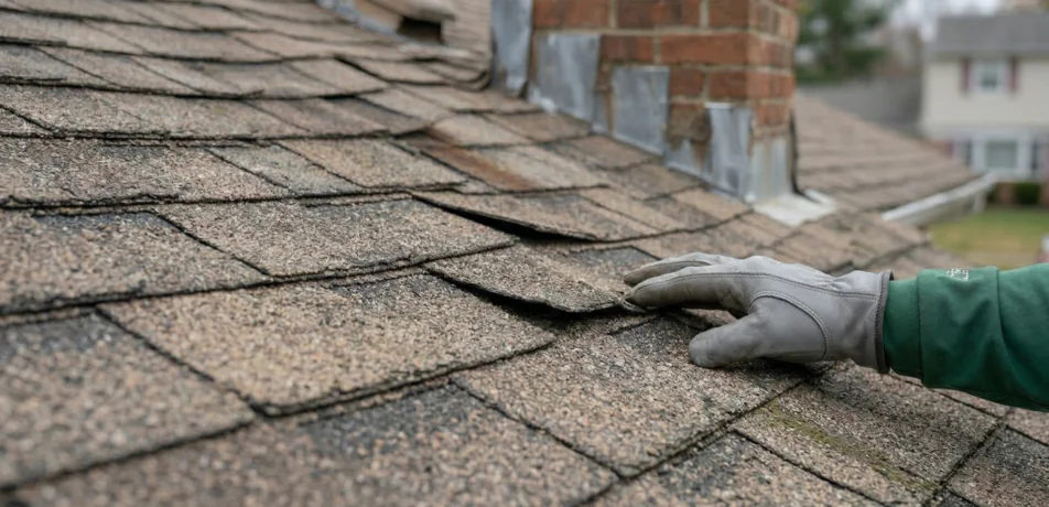 What Causes Roof Shingles to Curl or Lift in South Jersey?