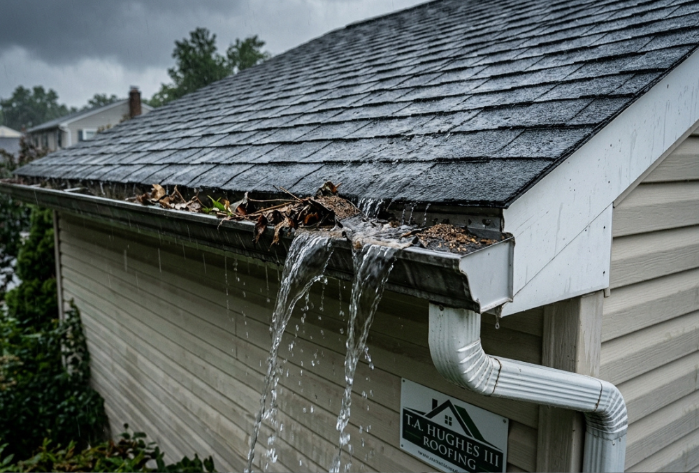 How Overflowing Gutters Can Damage Siding and Trim
