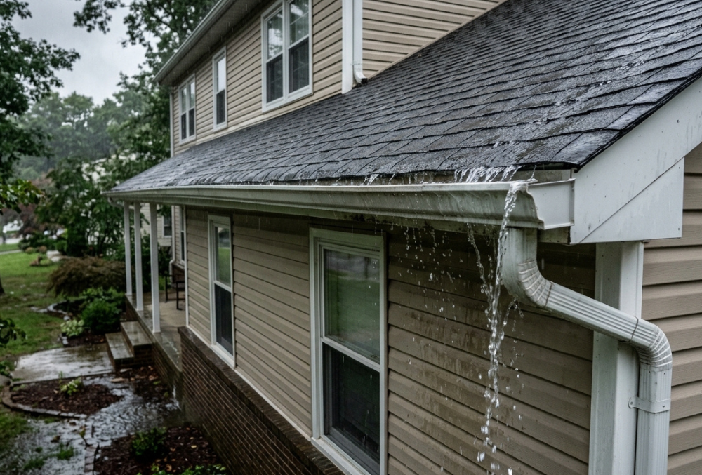 Why Gutters Overflow During Heavy Rain and How It Can Damage Your Roof