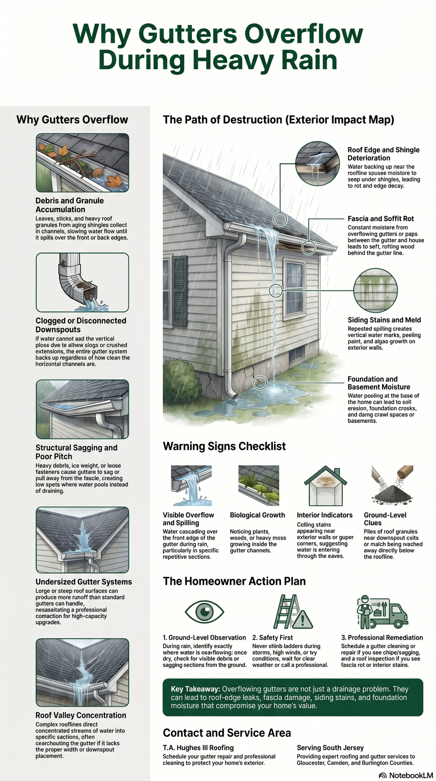 Why Gutters Overflow During Rain