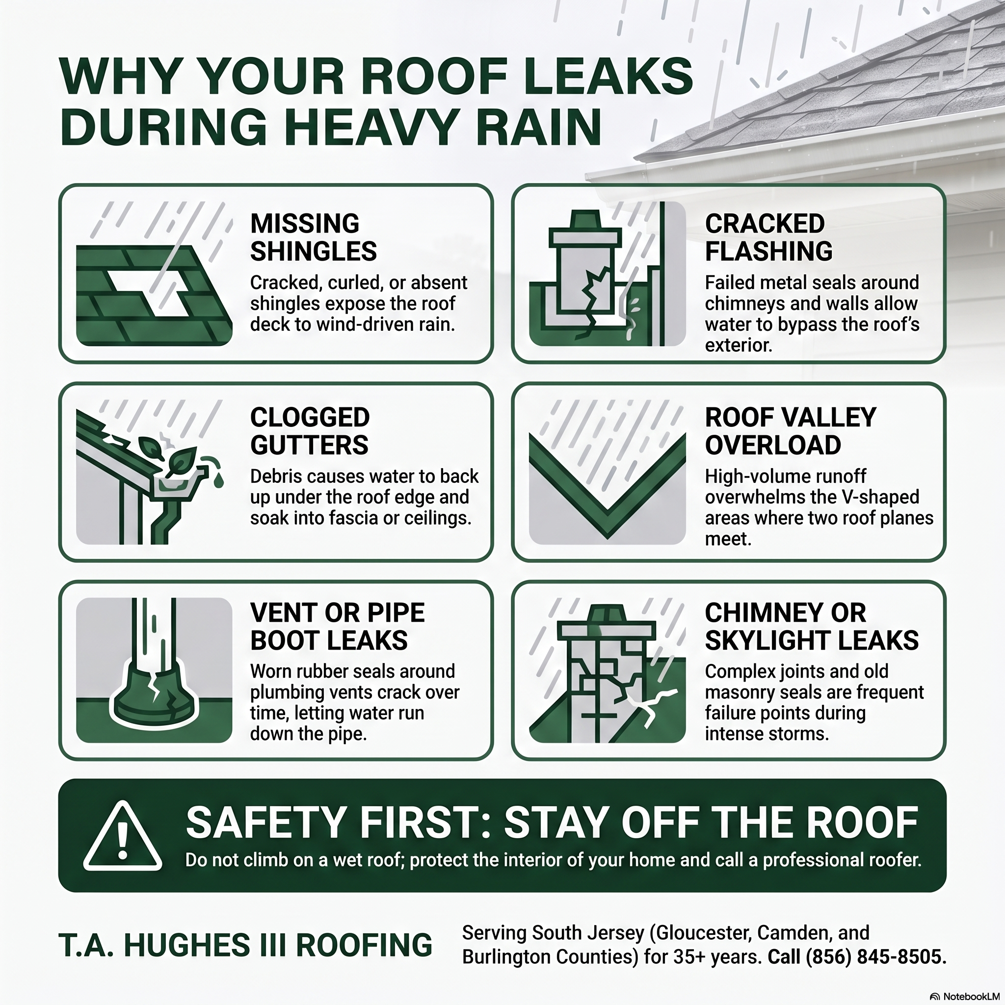 Why Your Roof Leaks During Heavy Rain Why Your Roof Leaks During Heavy Rain