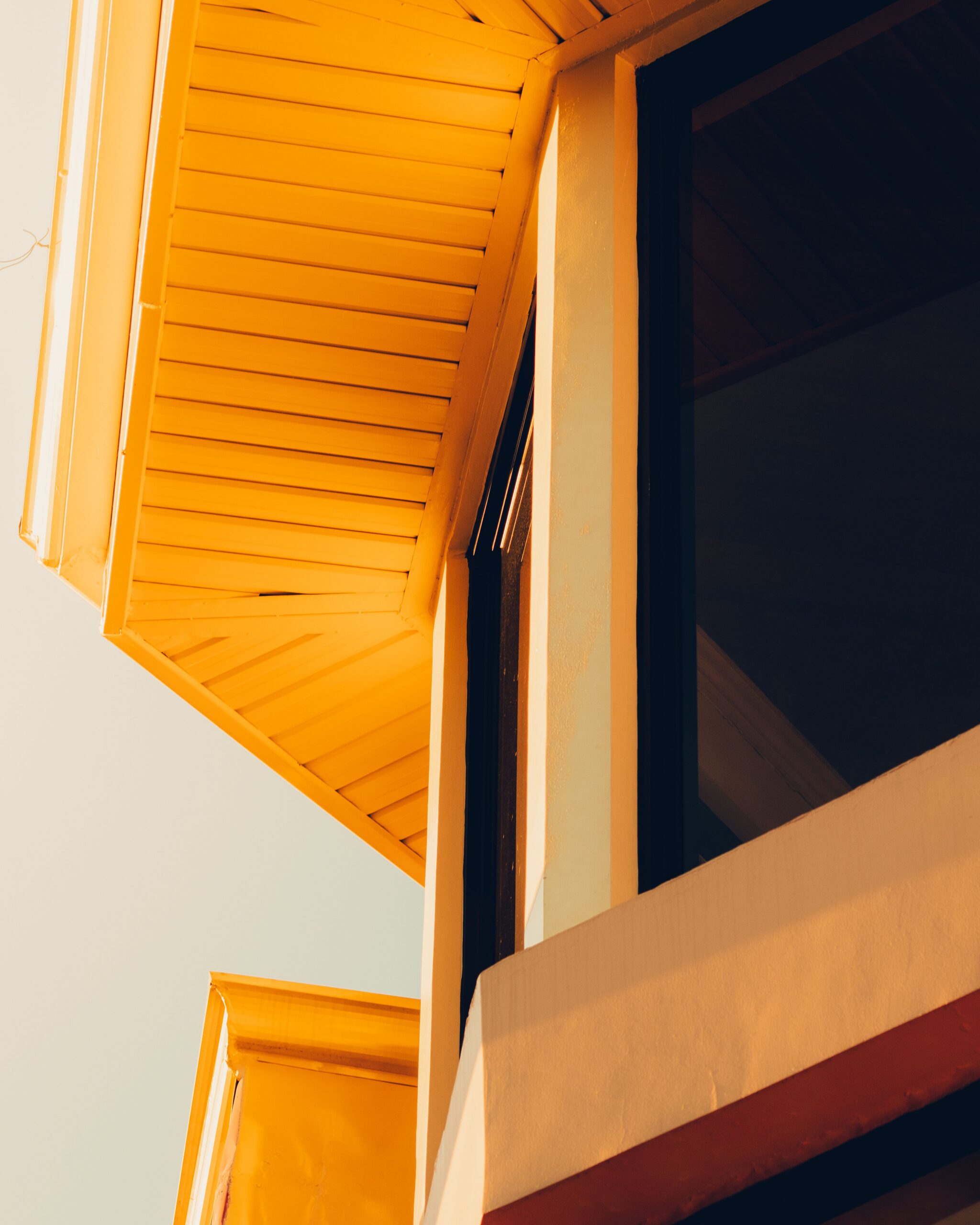 A picture of fascia boards on a house.